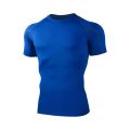 2025 Compressed T-shirt Men's sportswear Running T-shirt Elastic Quick-drying Exercise T-shirt for men exercising in the gym. 