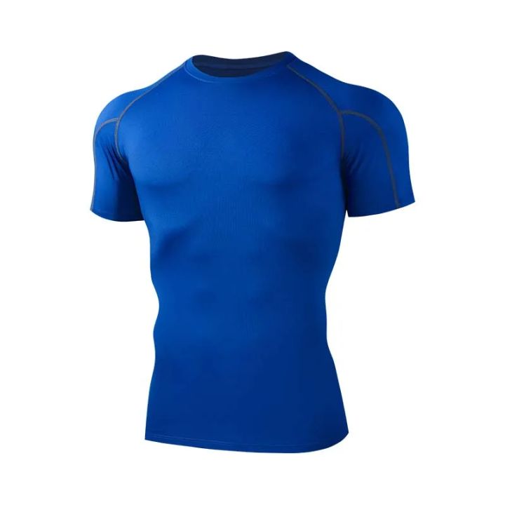 2025%20Compressed%20T-shirt%20Men's%20sportswear%20Running%20T-shirt%20Elastic%20Quick-drying%20Exercise%20T-shirt%20for%20men%20exercising%20in%20the%20gym%20-%20Image%202