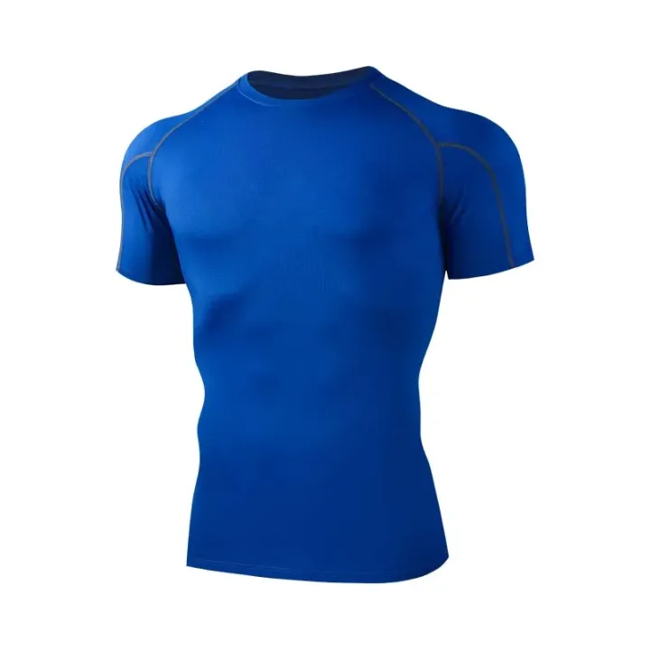 2025%20Compressed%20T-shirt%20Men's%20sportswear%20Running%20T-shirt%20Elastic%20Quick-drying%20Exercise%20T-shirt%20for%20men%20exercising%20in%20the%20gym%20-%20Image%202