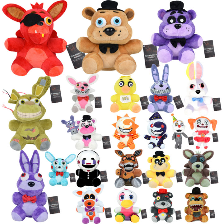 Five Night At Freddy Fnaf Cute Plush Toys Game Doll 18CM Bonnie Bear Foxy Cartoon Stuffed Dolls Freddy Toys For Children s