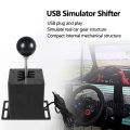 PC USB H Gear Shifter For Logitech G27 G29 G25 G920 For Thrustmaster T300RS/GT Shift Knob For ETS2 Simracing Racing Game. 