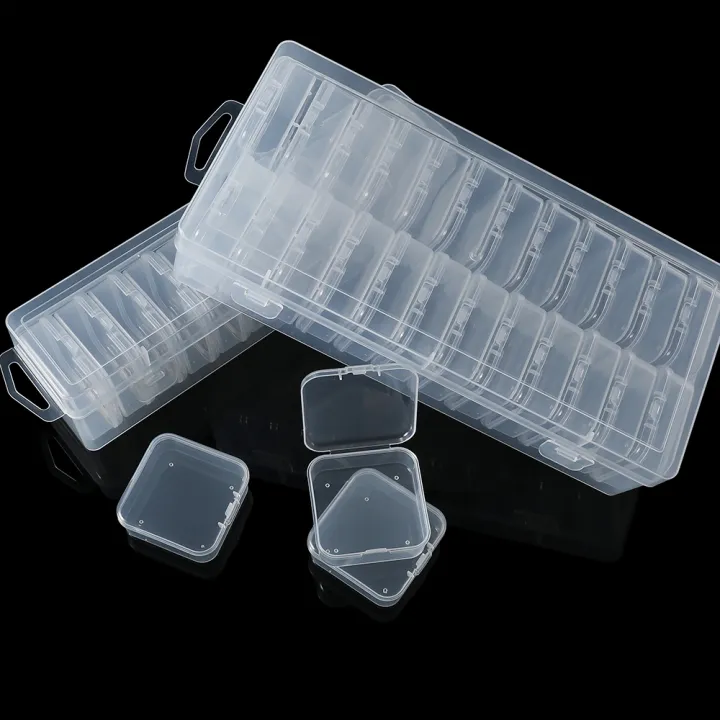 Bead%20Organizer%20Box%2012/24/30Pcs%20Small%20Clear%20Plastic%20Bead%20Storage%20Containers%20with%20Hinged%20Lid%20for%20Storage%20Crafts%20Jewelry%20Organizer%20-%20Image%204
