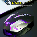 PRO Wired Gaming Mouse RGB with 3200dpi - Breathing LED USB Wired Optical Computer Mouse with 6 Buttons & Braided Wire including Side Buttons - Mouse with FREE Mouse Pad for laptop, PC, Gaming & Office Use by FunBug. 