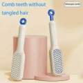 "Magic Self-Cleaning Hair Brush - One-Click Retractable Bristles, Anti-Static, Anti-Tangle, Scalable Massage Comb for All Hair Types" Hair Things | Fashion | Beauty Products | Beauty And Cosmetics | Home Accessories | Home Things | Hair Clips | Hair Comb|. 