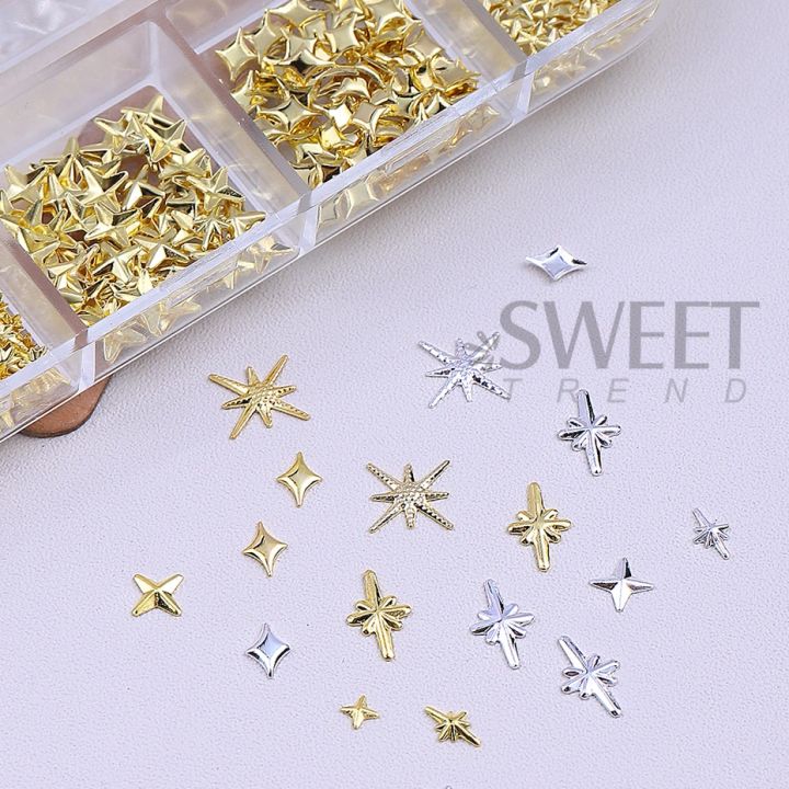 12%20Grids%20Gold%20Silver%20Stars%20Nail%20Charm%203D%20Metal%20Rivet%20Star%20Nail%20Art%20Decoration%20Y2K%20Punk%20Style%20Manicure%20Accessories%20Nail%20Supplies%20-%20Image%205