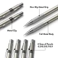 Full Metal Mechanical Pencil  0.3/0.5/0.7/0.9/1.3/2.0mm Art Sketch Painting Automatic Pencil with Leads Office School Supplies. 
