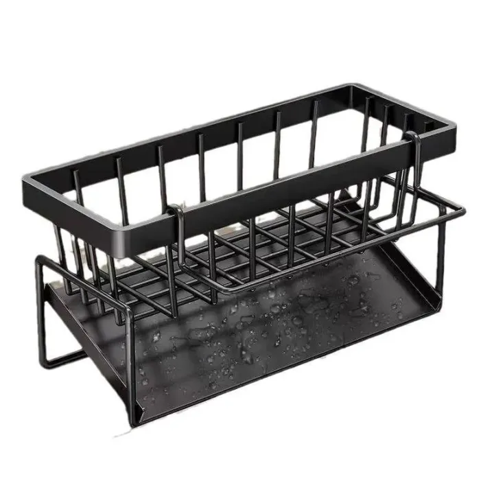 Sponge%20Holder%20for%20Kitchen%20Sink,%20Plastic%20Auto%20Draining%20Kitchen%20Sink%20Organizer,%20Sink%20Caddy%20with%20Removable%20Brush%20Holder%20-%20Image%207