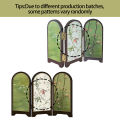 1:12 Scale Miniature Folding Small Screen, Suitable for Use as a Partition in Dollhouse, Study Room, Bedroom, Bathroom. 