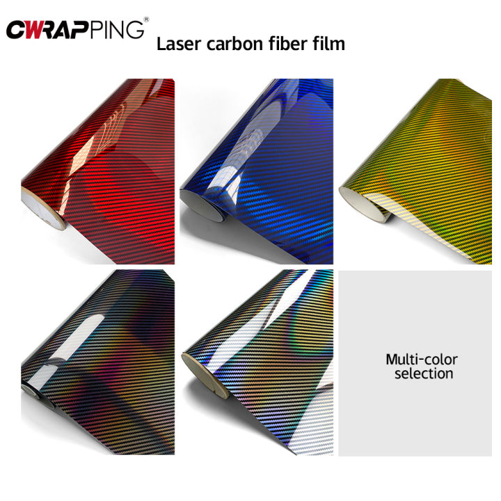Laser%20Rainbow%20Carbon%20Fiber%20Stickers%20Gloss%20Car%20Vinyl%20Wrap%20Film%20Air%20Release%20Bubble%20Free%20Waterproof%20Sticker%20Tunning%20Car%20Accessories%20-%20Image%206
