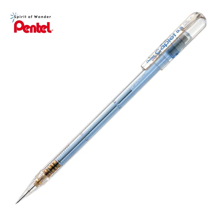 Pentel%20caplet%20A105%200.5mm%20Pentel%20mechanical%20pencil%20blue%20handle%20-%20Image%203