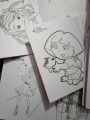 pack of 12 small coloring books for girls. 