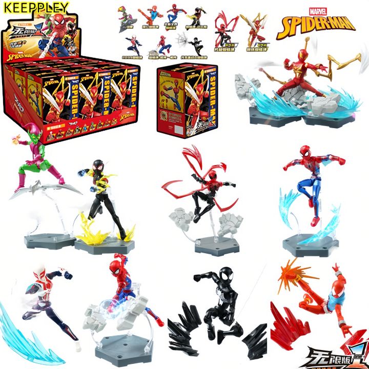 KEEPPLEY Marvel Spider Man Unlimited Edition Building Blocks Multi Universe Spider Man Assembly Building Blocks 