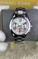 MK 5798 Silver Color Premium Multifunctional Chronograph Date Display Full Stainless steel Watch For Women. 