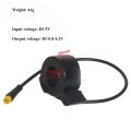 3 Pin Waterproof Connector 130X Thumb Throttle Accelerator For Bafang BBSHD 36V 48V Electric Bike Finger Control Throttle. 