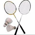 Racket tennis badminton with shuttle. 