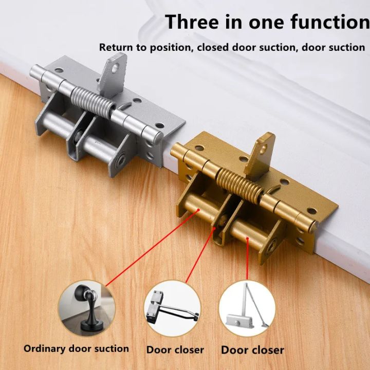 Multifunctional%20Door%20Closer%20Automatic%20Closing%20Hinge%20Buffer%20Invisible%20Door%20Spring%20Hinge%2090%20Degree%20Right%20Angle%20Positioning%20Hinge%20-%20Image%203