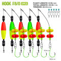 PROBEROS 5pcs 6/0 8/0 10/0 Artificial Catfish Rigs with Rattler High Quality Fishing Equipment  for Freshwater Fishing Wholesale. 