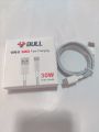 BULL Cable fast charging type C 30 W charging cable -26611. 