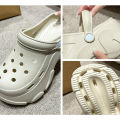Chunky Platform Clogs Sandals Women Summer Soft Thick Bottom Beach Garden Shoes Woman Slide Non Slip EVA Wedge Slippers.