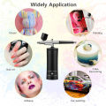 Portable Airbrush  with Compressor Mini Airbrush Art Painting Kit Air Brush for Nail Art Paint Cake K10 Airbrush Nail. 