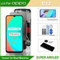 6.5" For OPPO Realme C12 LCD RMX2189 LCD Display Screen Touch Digitizer Assembly For Realme C12 LCD RMX2189 Display Repair Parts. 