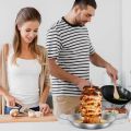 BBQ Vertical Meat Skewer Stainless Steel Roasting Meat Spit Skewers Brazilian Spikes Barbecue Grilling Rack Kitchen Accessories. 