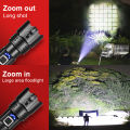 10000000LM Rechargeable LED Flashlights XHP360 36Core Zoomable Torch Light 1500m High Power Flashlight Outdoor Tantical Lantern. 