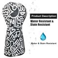 Golf PU Leather Head Covers for Driver, Funny Design Golf Club Head Covers with Soft Lining - Protective, Water-Resistant. 