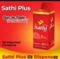 Sathi plus jumbu pack 6 pack of 5 condoms 30 pieces box. 