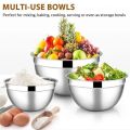 Stainless Steel Bowl Set With Lid. 