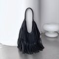 Long Tassels Women Handbag Fashion Shoulder Bags for Ladies Hand Bag Soft PU Leather Casual Hobos Armpit Bag Female Tote.