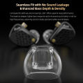 KZ LS01 soft and transparent liquid silicone high-end in ear earplugs (three pairs of large, medium, and small). 