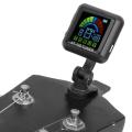 Aroma Guitar Tuner, Violin Tuner Guitar Clip‑on Tuner USB Rechargeable Built‑in Battery Violin Ukulele Tuner AT‑102 Black. 