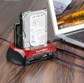 hdd Docking Station Tccmebius TCC S862 USB Docking Station USB 2.0 t SATS,IDE Dual hard drive Docking Station with all in one card reader red COLOR. 