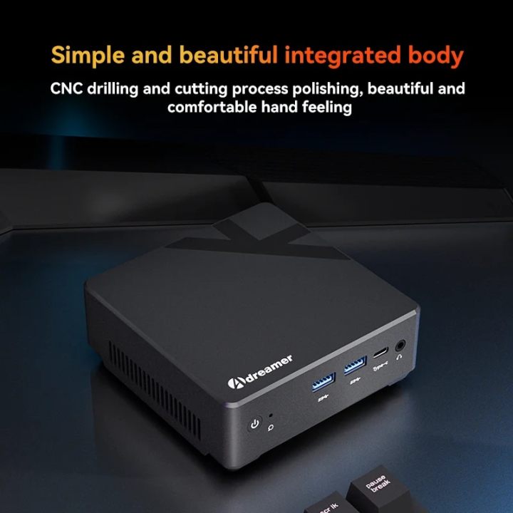 Mini PC Intel Alder Lake N95 Large RAM SSD Optional Windows 11 OS Rich Interfaces Lightweight and Portable Good Heat Dissipation