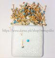 Nose Pin Firoza Stone For girl & women 1 piece. 