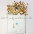 Nose Pin Firoza Stone For girl & women 1 piece. 