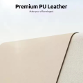 Pink Solid Color Leather Desk Pad Mouse Protector Large Small Mouse Pad Home Office Game Desk Mat PU Leather Pc Laptop Mouse Pad. 