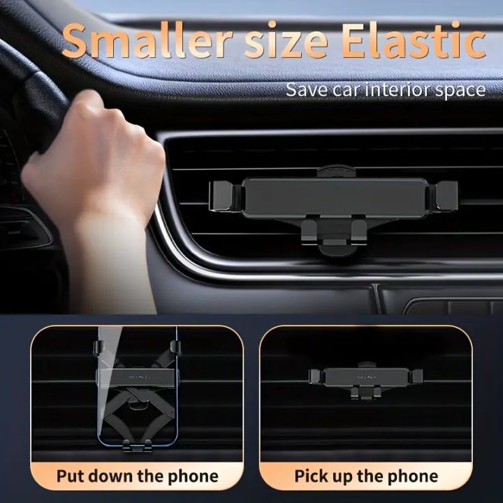 Car%20Air%20Vent%20Gravity%20Sensor%20Aluminum%20Navigation%20Upgraded%20Adjustable%20Horizontally%20And%20Vertically%20Cell%20Phone%20Holder%20For%20All%20Phones%20-%20Image%204