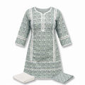 New Stylish Skin Print Readymade Stitched Lilen Two Piece For Women. 