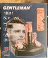 Original Gentleman 10 in 1 Hair Trimmer for Men – Cordless rechargeable Trimmer, Body shaver , Nose Hair cutting machine & Hair Clipper with USB-C Charging, Digital Display, 6 Heads & 8 Combs. 