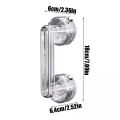 Anti-slip Sliding Door Handle Waterproof Suction Cup Door Handle Bathroom Removable Wardrobe Door Handle.