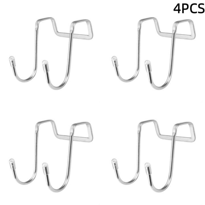 304stainless%20steel%20hooked%20punching%20doubleS-shaped%20hook%20kitchen%20bathroom%20cabinet%20door%20back%20style%20clothes%20hats%20towels%20storage%20rack%20-%20Image%207