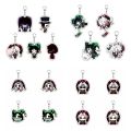Game The Freak Circus Figure Pierrot Harlequin Cosplay Keychain Acrylic Joker Clown Keyring Key Chain Backpack  Decoration Prop. 
