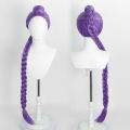 Movie  Anime Cosplay Wigs Purple Black Red Long Hair Heat Resistant Synthetic Wigs Carnival Props. 
