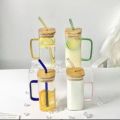 trendy glass for juice, milk,. 