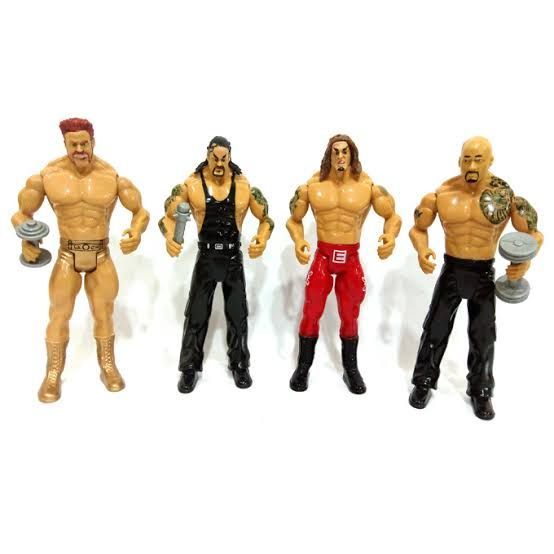 Extreme Wrestling Action Figures Toys For Boys - AJ Styles, Sheamus, Seth Rollins, Batista, Sting,  - 1 WWE Character