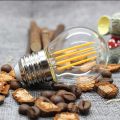 Retro Edison LED Globe Light Bulb G45 4W  E27 2700K  Led Filament Bulb 220v for Garden String Pendant Light Decoration. 