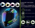 Vega Bolt Full Face Motorcycle Helmet Visor High Quality Visor. 