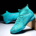 New Men Football Boots Breathable Sport Training Soccer Shoes Cleats Sport Outdoor TF Futsal Match Turf Grass Drop Shipping. 
